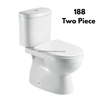 188 Two Piece Toilet Bowl (Include Installation)