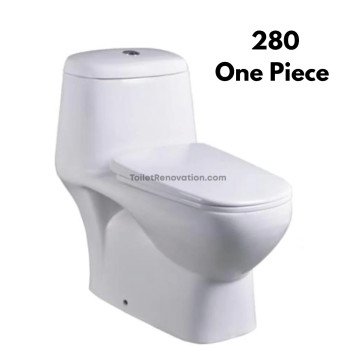 280 One Piece Toilet Bowl (include Installation)