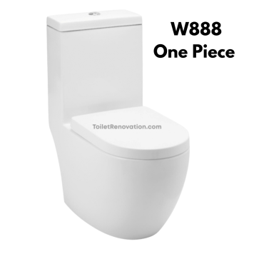W888 One Piece Toilet Bowl / Geberit (include Installation)