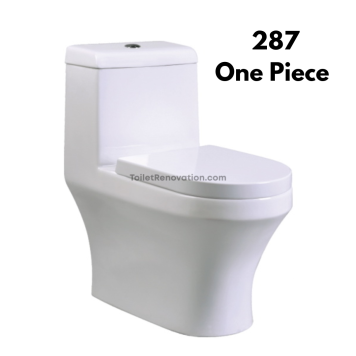 287 One Piece Toilet Bowl (include Installation)