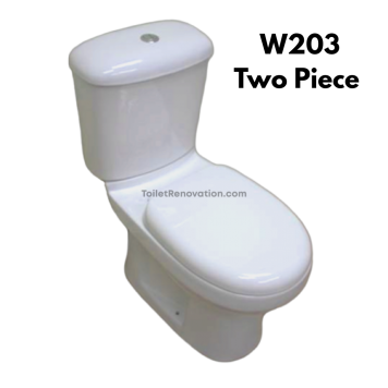 W203A Two Piece Toilet Bowl (Include Installation)