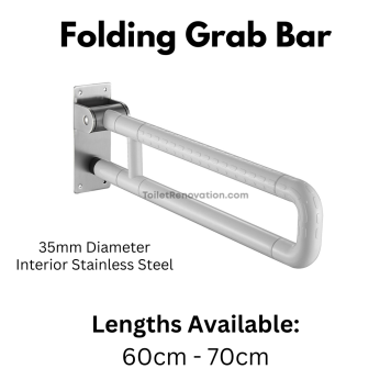 Folding Grab Bars (60cm to 70cm)