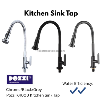 Pozzi K4000 Kitchen Sink Cold Tap