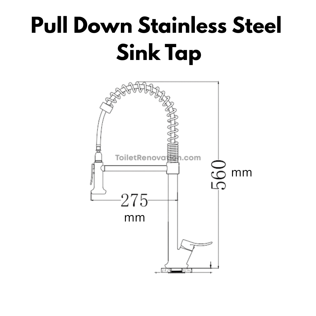 Kitchen Pull Down Tap
