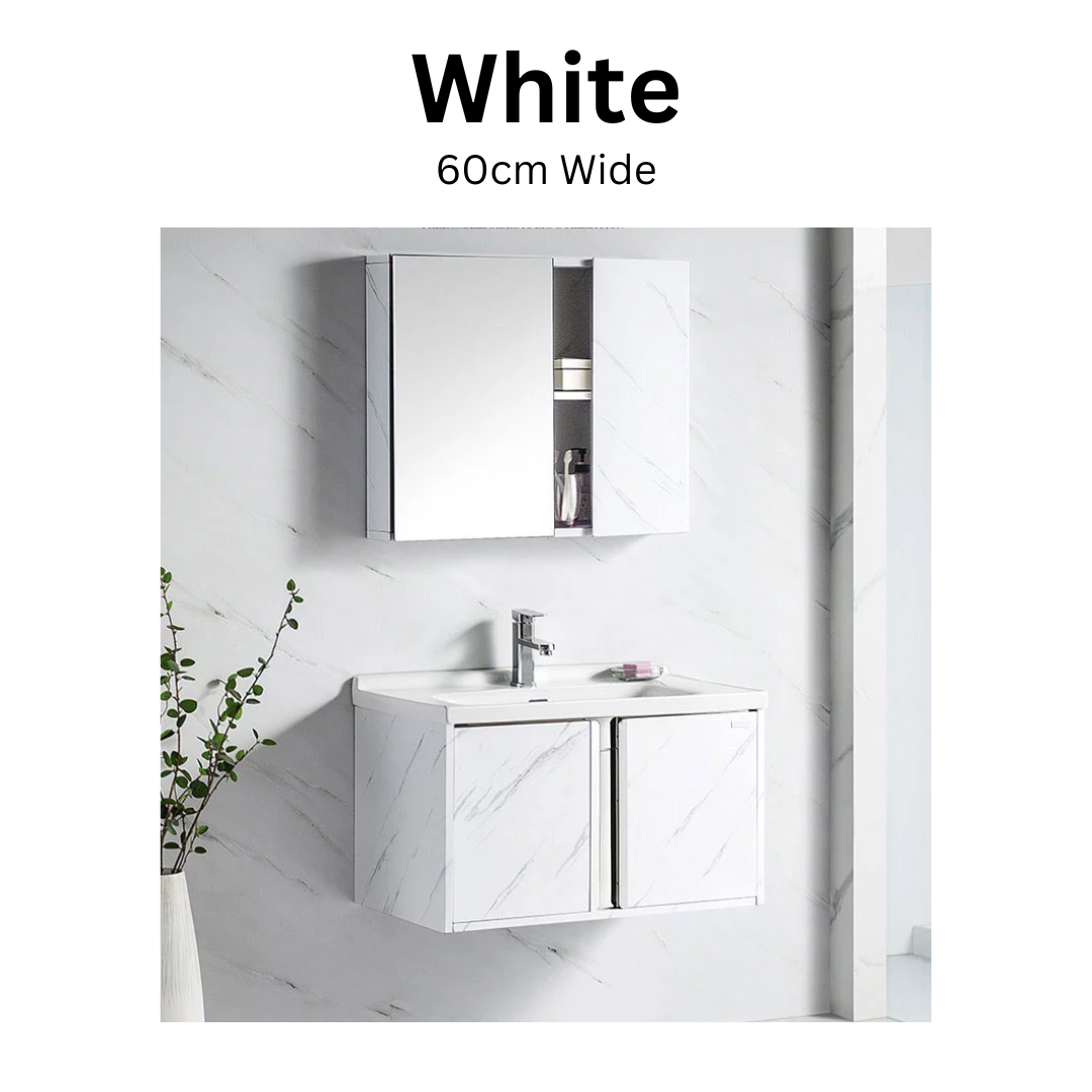 Stainless Steel Basin Cabinet (60cm Width) - Image 3
