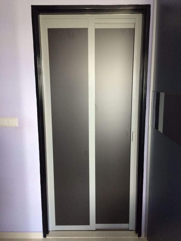 Slide Swing Toilet Door (Aluminium) - Image 4