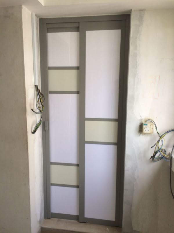 Slide Swing Toilet Door (Aluminium) - Image 13
