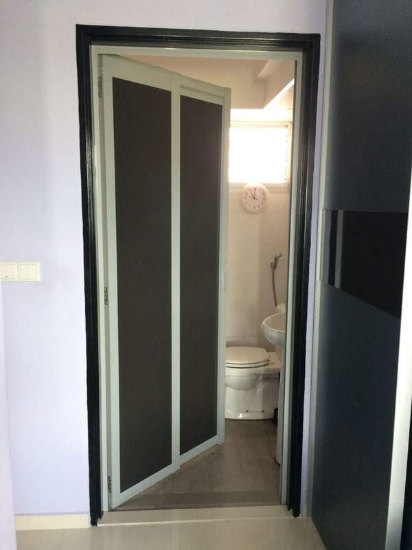 Slide Swing Toilet Door (Aluminium) - Image 5