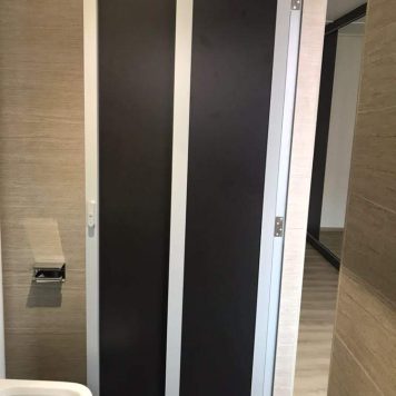 Slide Swing Toilet Door (Aluminium)