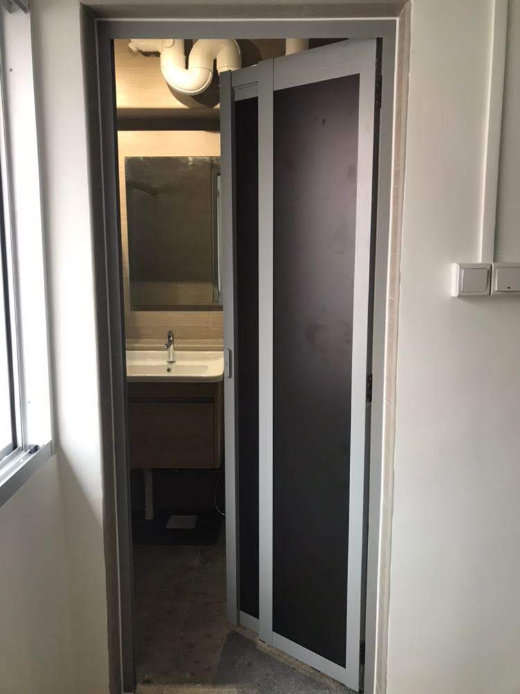 Slide Swing Toilet Door (Aluminium) - Image 3
