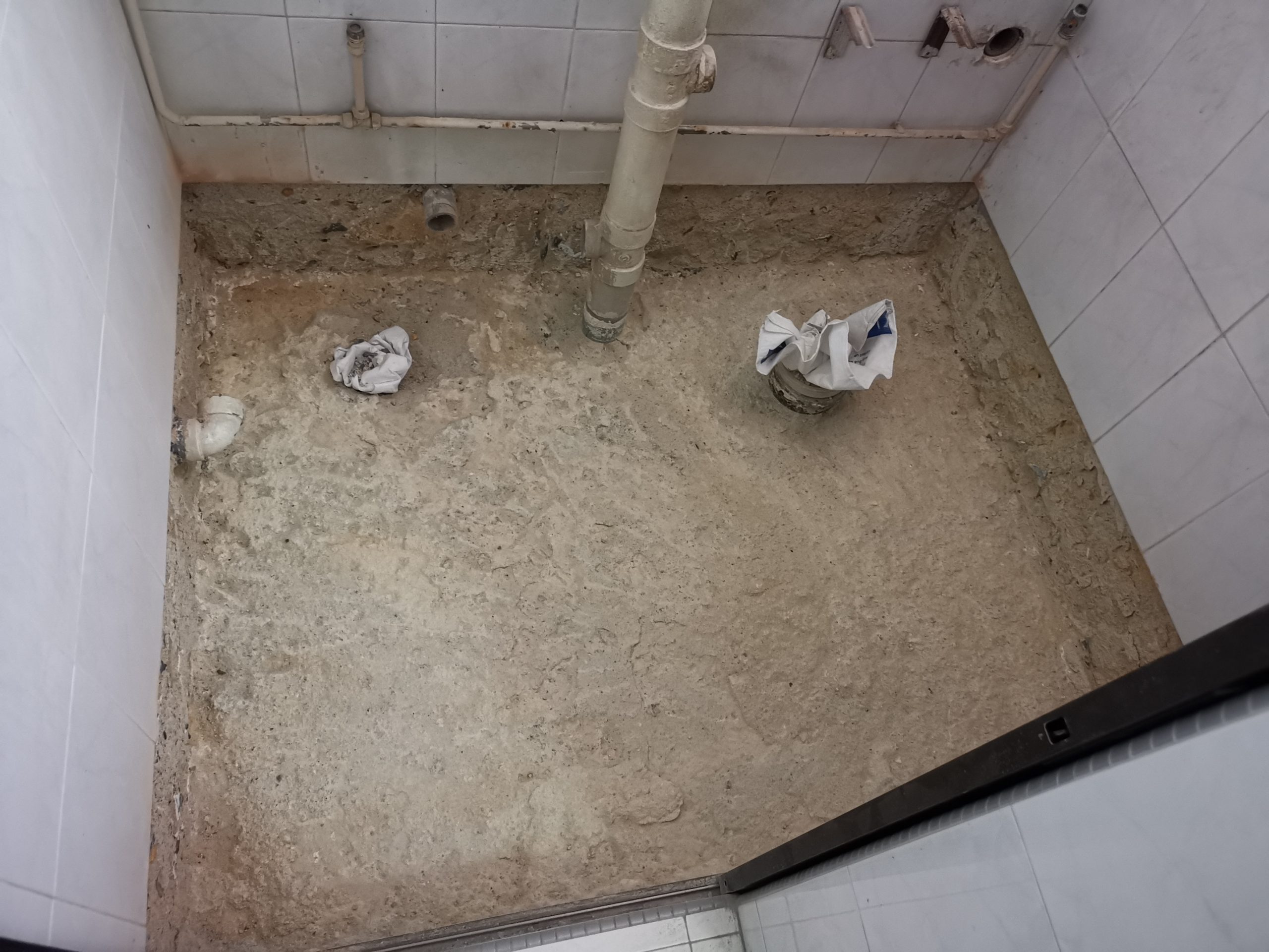 toilet floor hacking