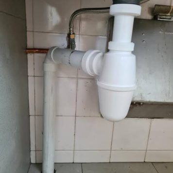 Bottle Trap & Outlet Piping Replacement