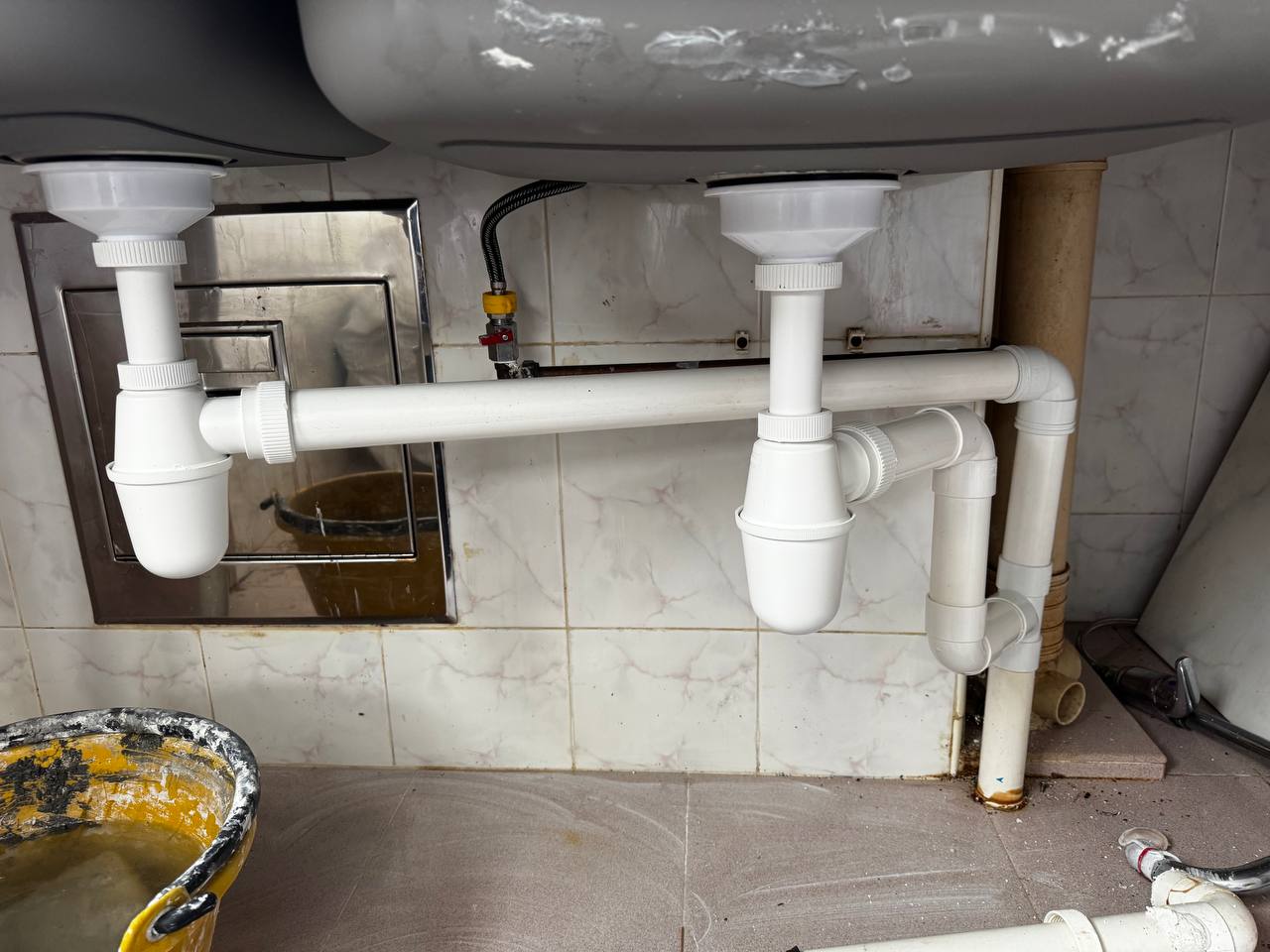 Bottle Trap & Outlet Piping Replacement - Image 2